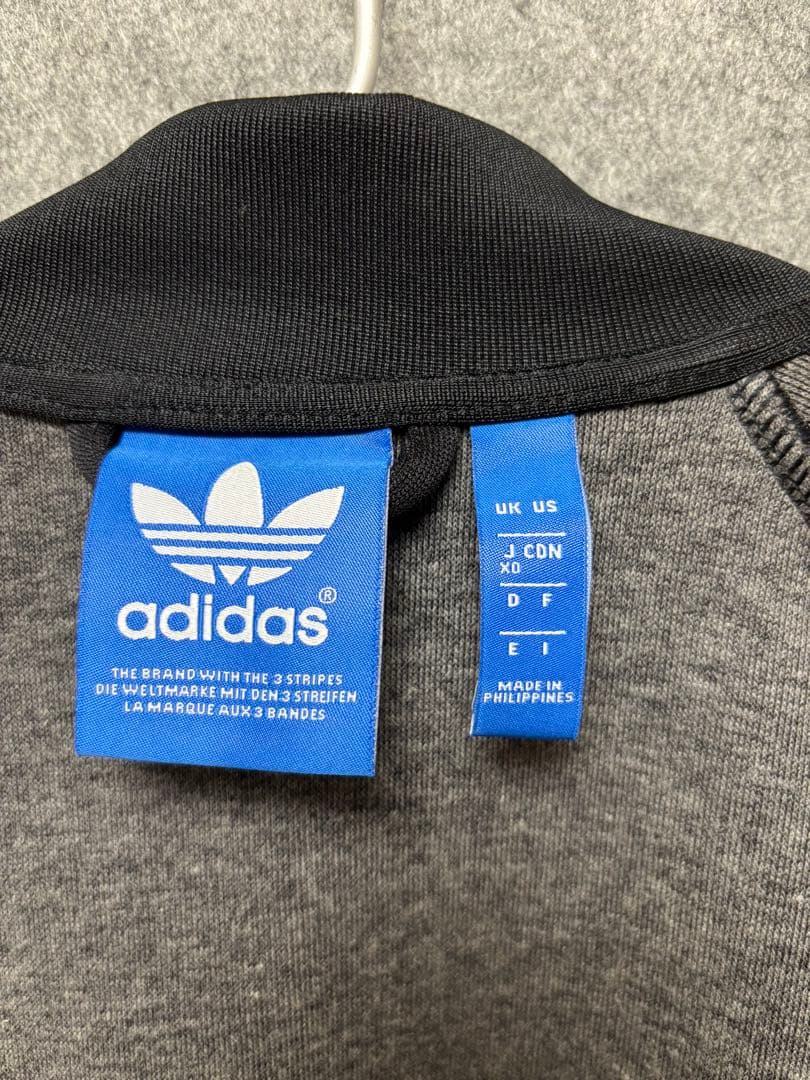 【ハル】adidas ジャージ上下セット 3本ライン　ブラック　XOサイズ