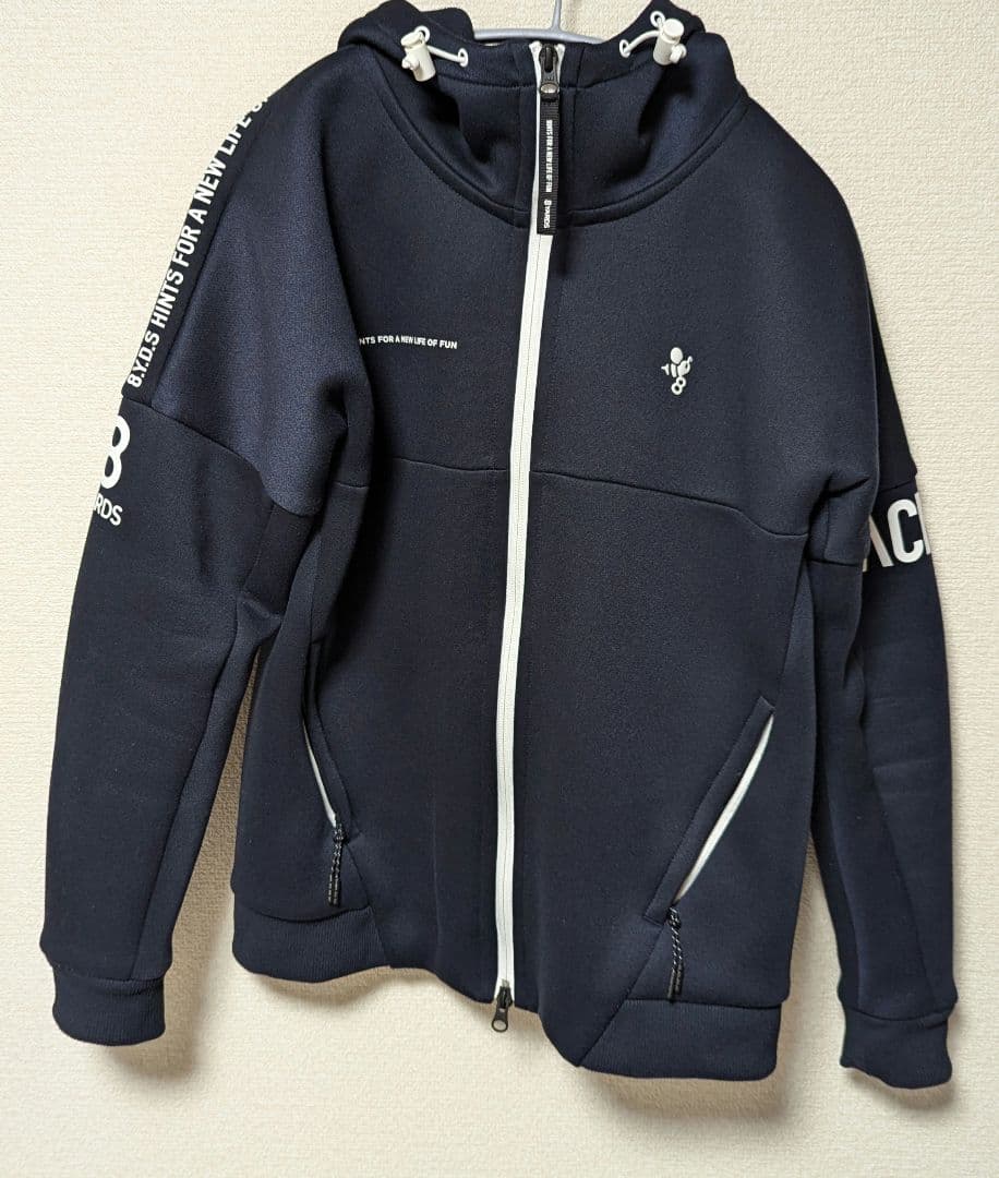 8YARDS Women's Tagline Hoodie 2G ダークネイビー