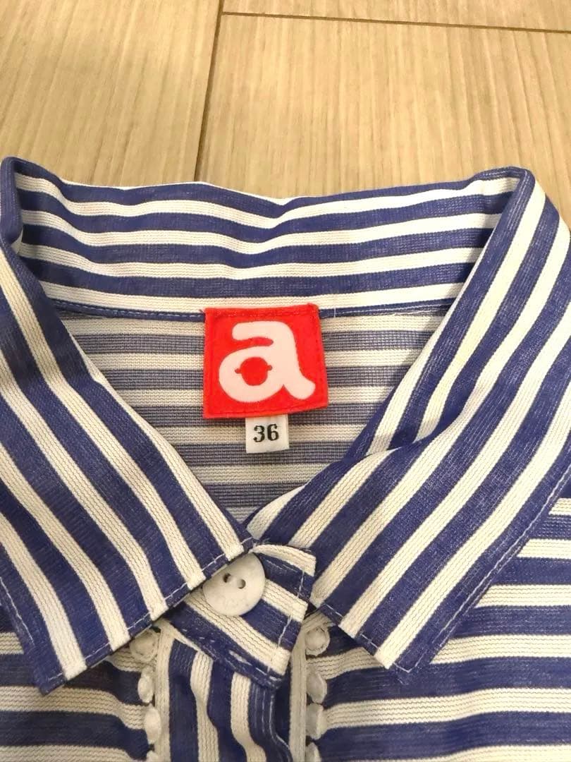 archivio ストライプ ノースリーブ ワンピース