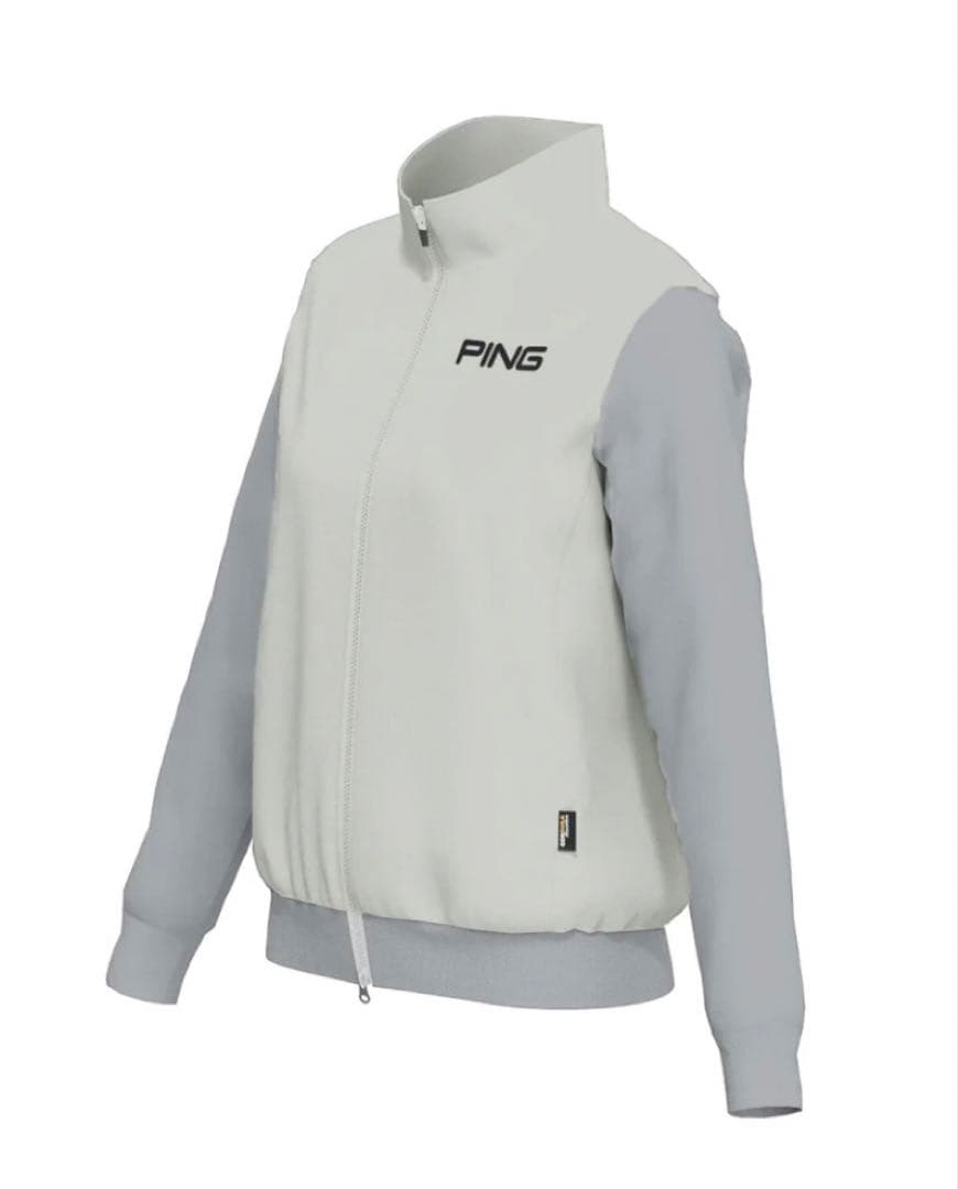 L ☆新品☆ ピン PING 高機能ドッキング ブルゾン　レディース　グレー