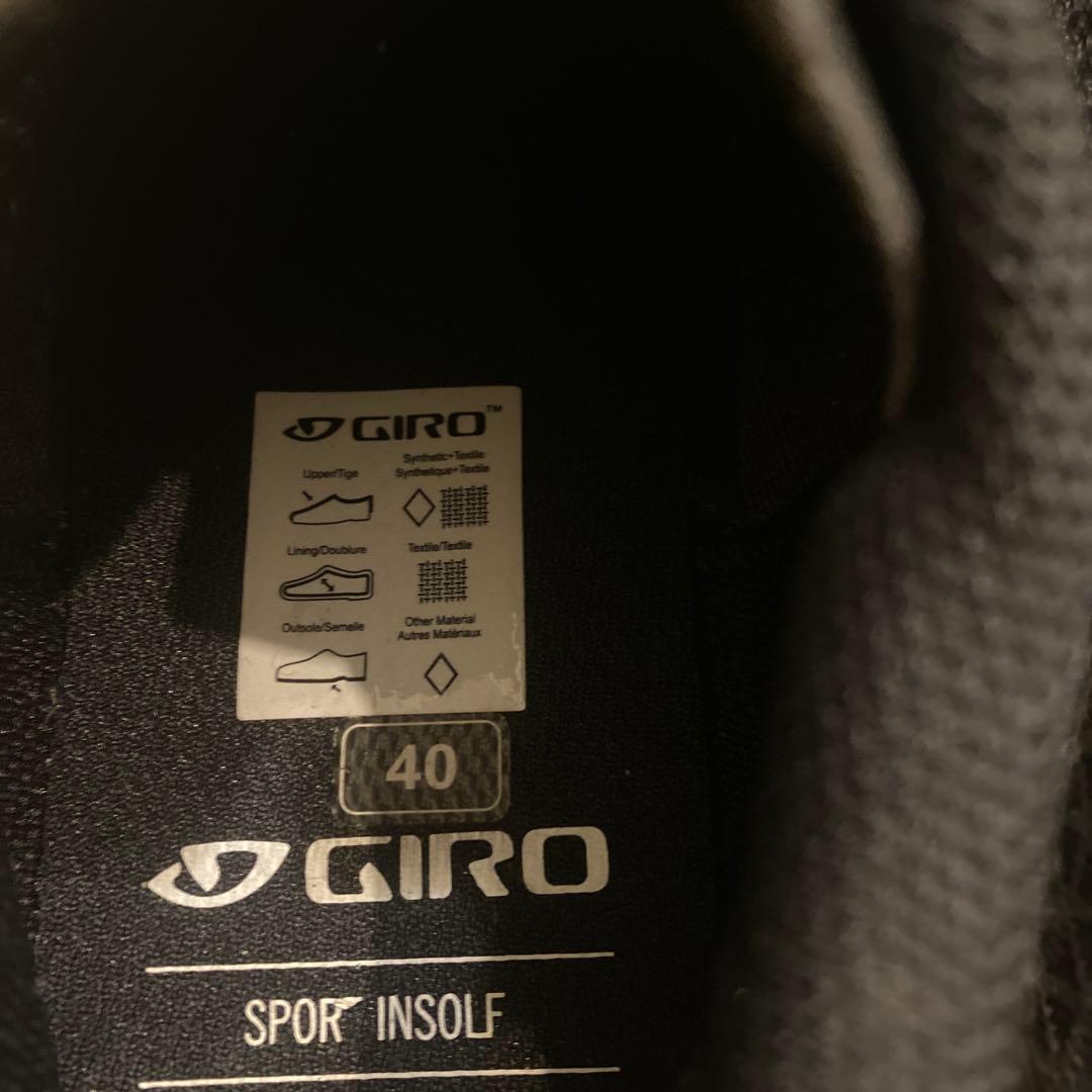 Giro シューズ 40 ダークブルー ベルクロ