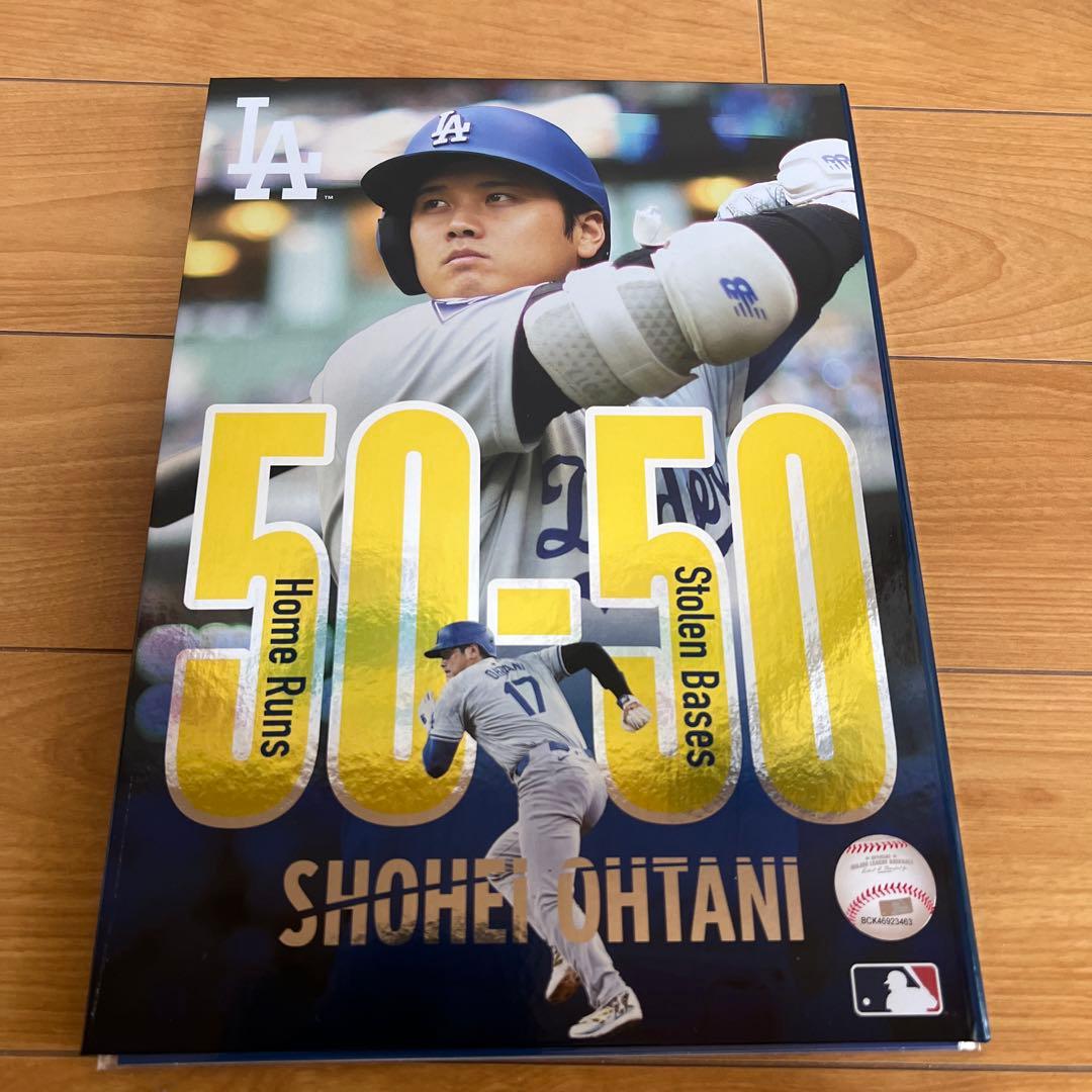 新品　大谷翔平プレミアムフレーム50-50達成&2024NLホームラン王獲得記念