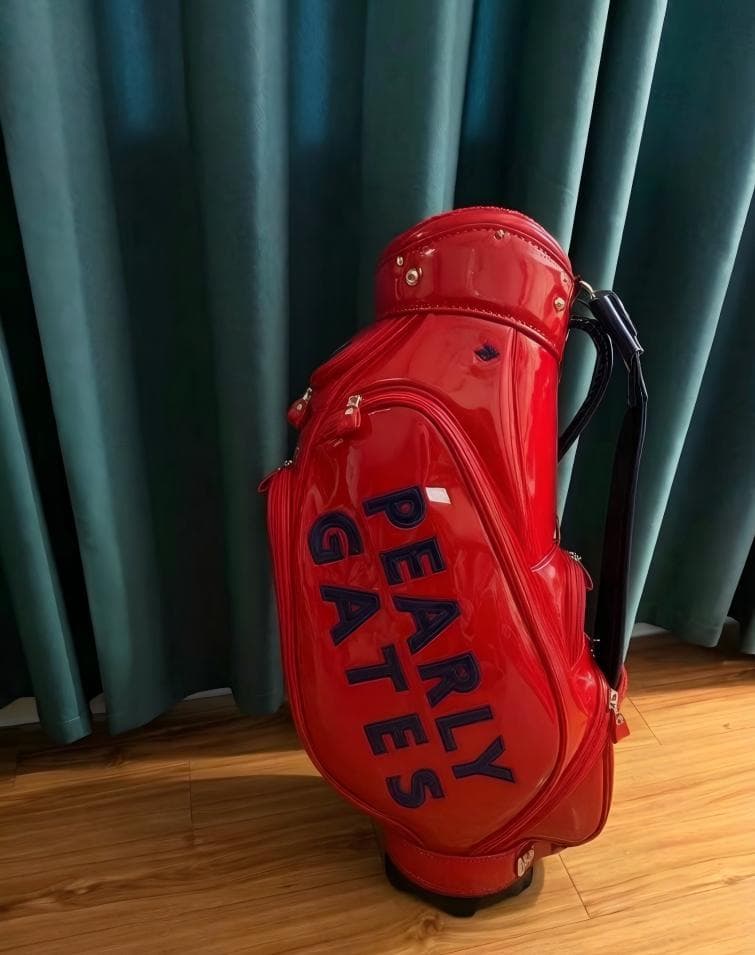 PEARLY GATES レッド キャディバッグ