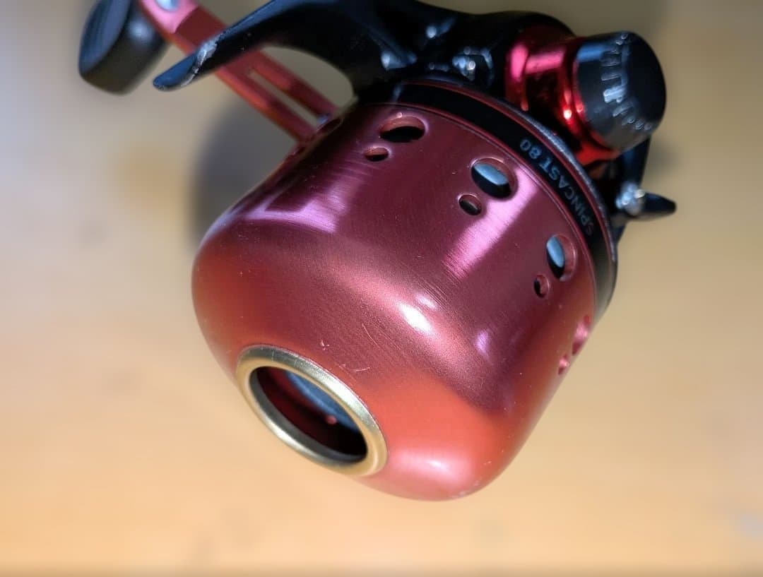 SPINCAST 80 スピンキャストリール 赤
