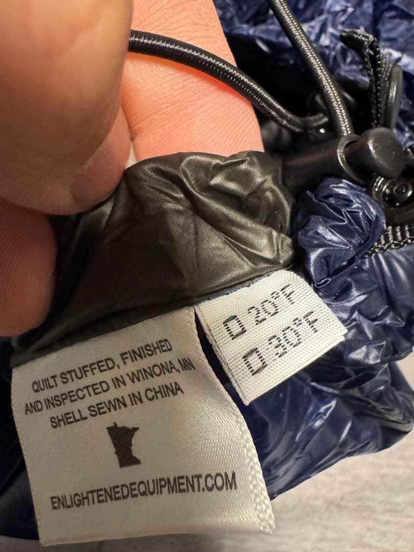 Enlightened Equipment Revelation 30°F