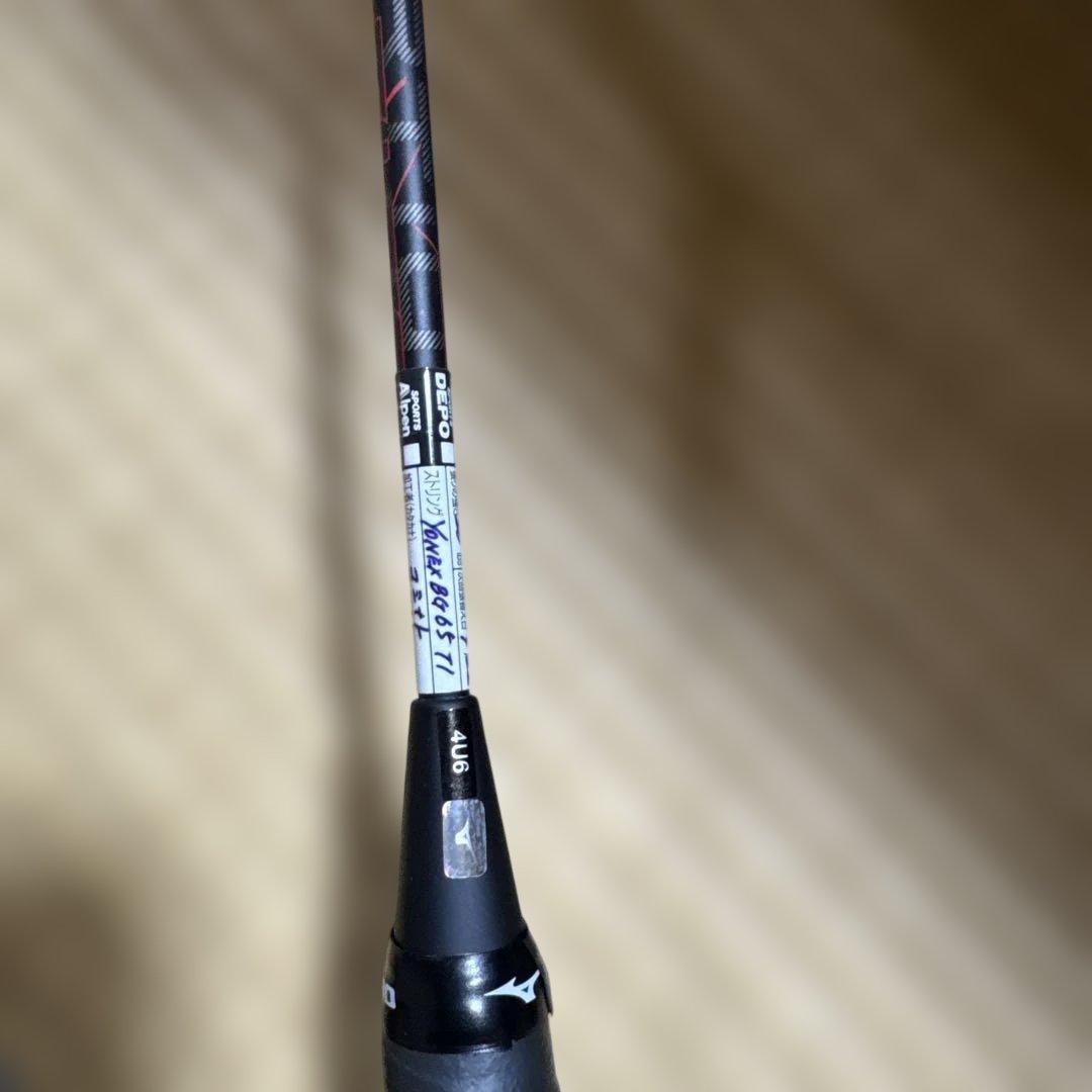 Mizuno バドミントンラケット ラケットケース。
