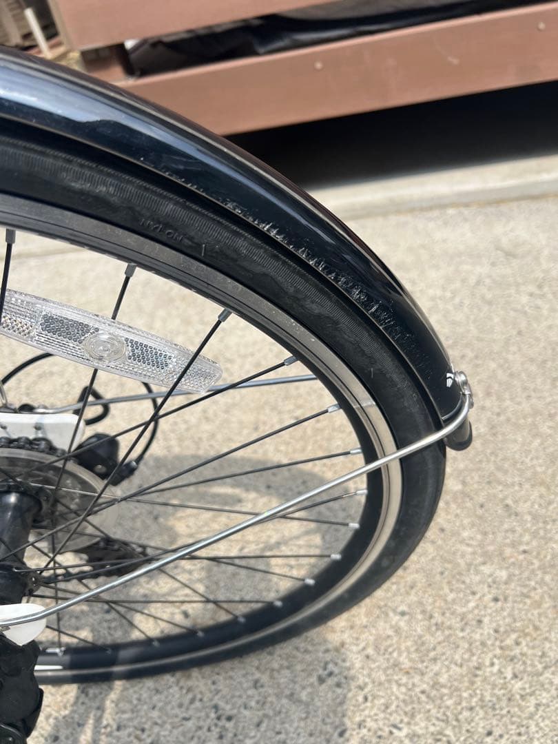 ドライド　R24インチ　子供用　自転車　変速　ホワイト　引き取り限定
