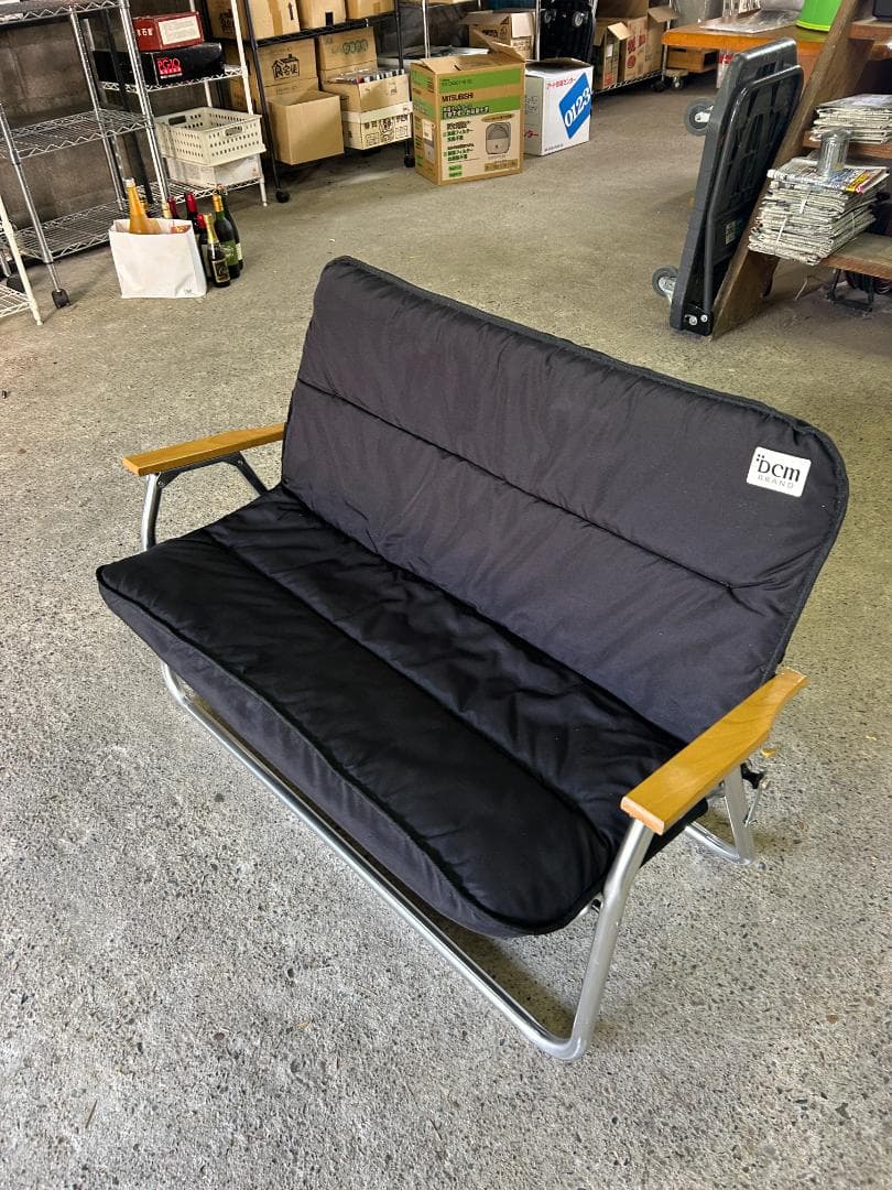 DCM 折りたたみアウトドアチェア 2人掛け 美品