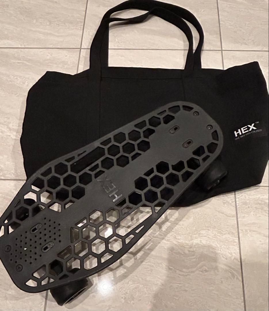 【匿名配送】【美品】HEX スケートボード ブラック セット　クルーザー