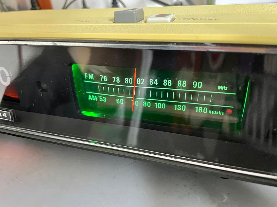 SONY パタパタ時計 レトロラジオ 稼働品 AM/FM 8CF-59F