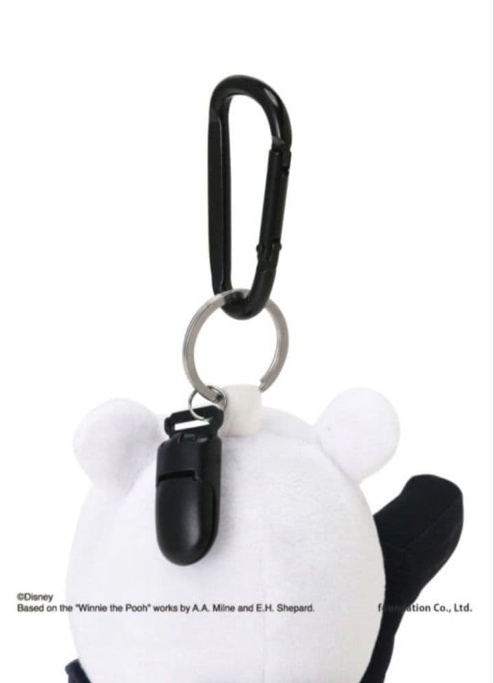 ②新品 未使用 PEARLY GATES プーさんぬいぐるみボールポーチ