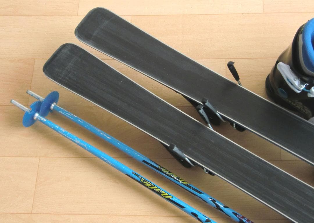 ■送料無料■CARVING■子供用スキーセット■板116靴22■WAX■