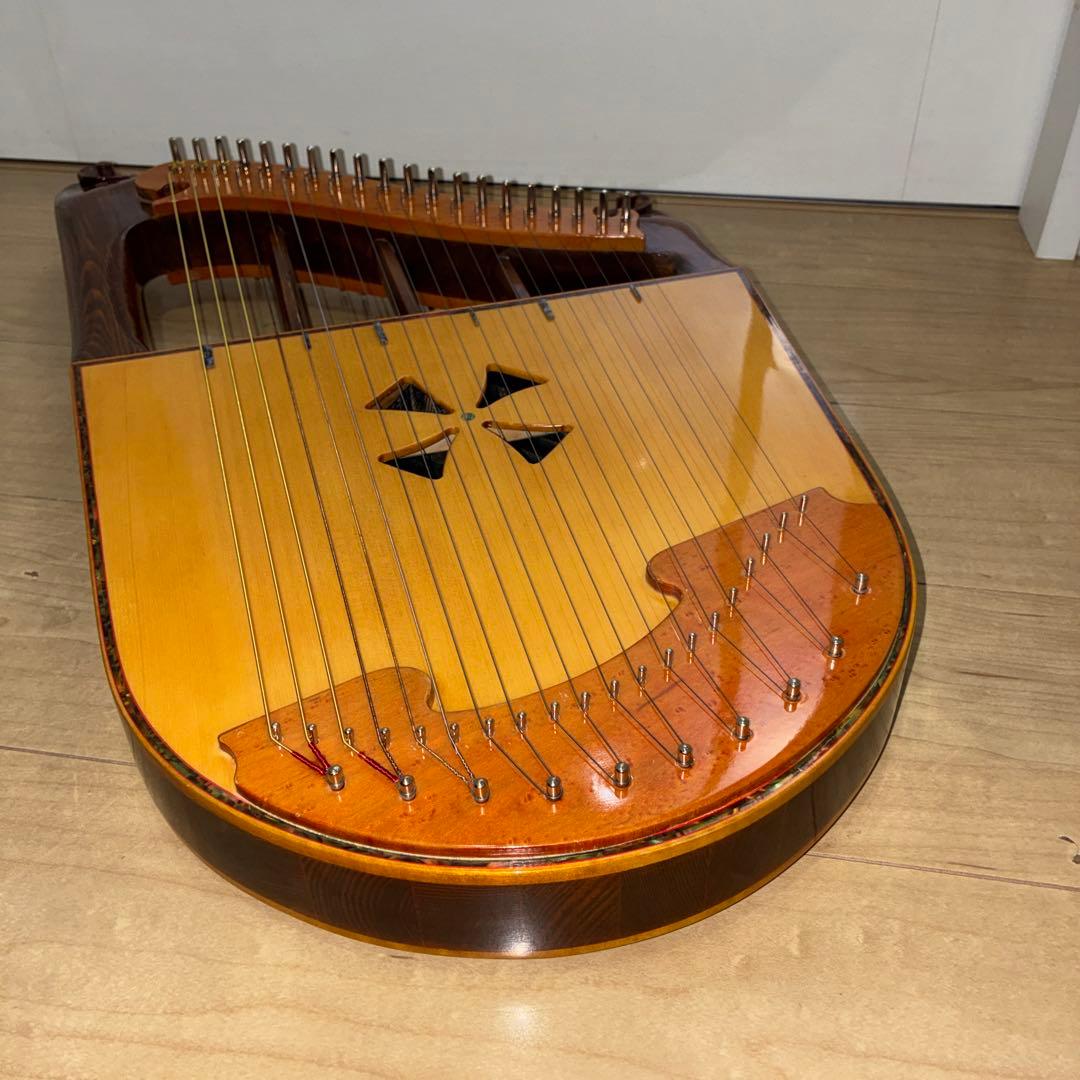 美品　木製ハープ エンジェルスハープ　ミニハープ　ライアーハープ　ハープ