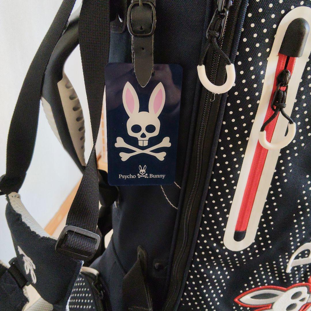 Psycho Bunny キャディバッグ ブラック・ホワイト