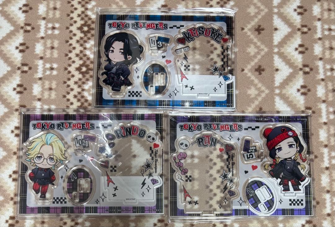アクリルジオラマ　まるくじ　東京リベンジャーズ　東リベ　黒川イザナ　松野千冬