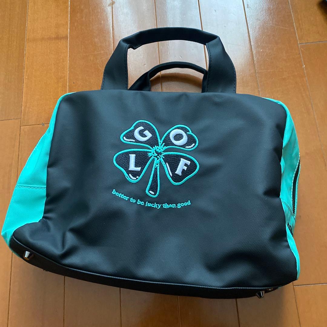 DEVERAUX GOLF ゴルフバッグ ブラック・ターコイズ