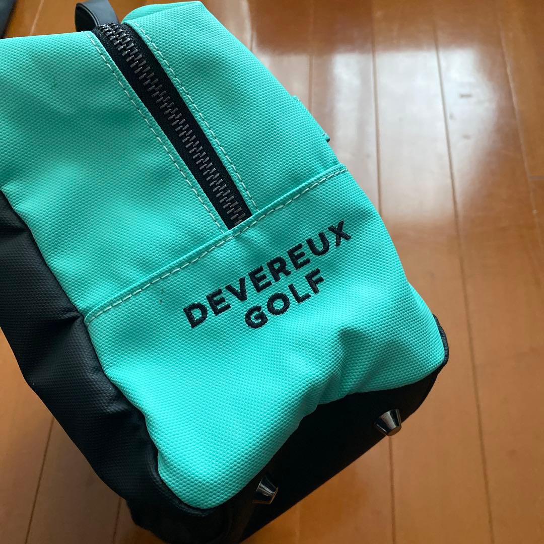 DEVERAUX GOLF ゴルフバッグ ブラック・ターコイズ