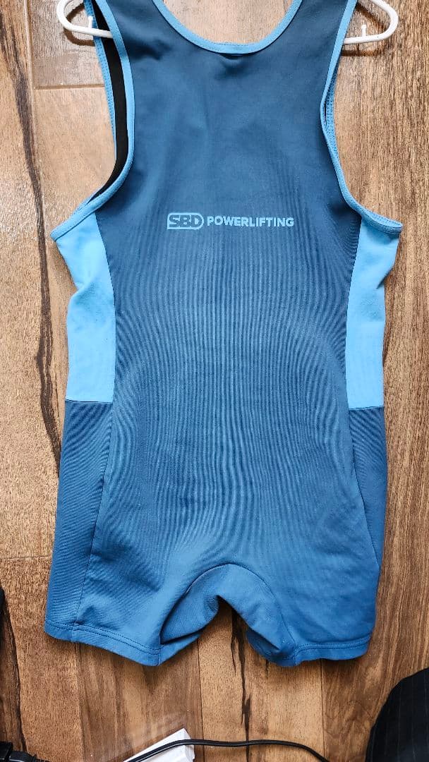 SBD パワーリフティングシングレット 青Lサイズ
