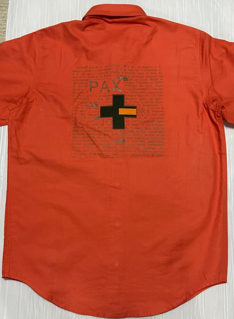 新品CASTELBAJAC SPORT 半袖ボタンダウンシャツ　オレンジサイズ1