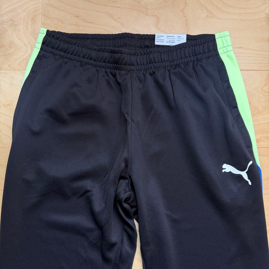 PUMA プーマ　サッカーウェア　上下セット　長袖　パンツ　黒ブラック　L 新品