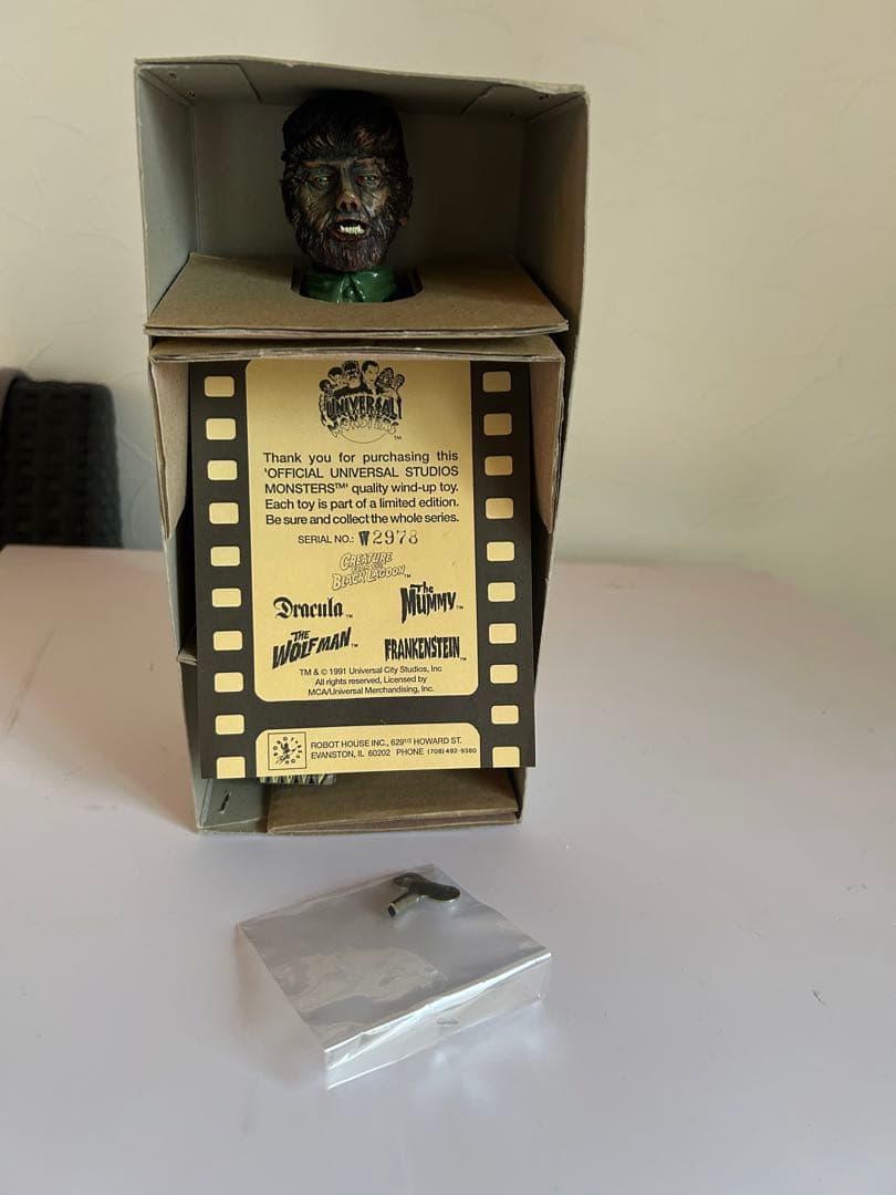 デッドストック品　The Wolfman 可動式フィギュア