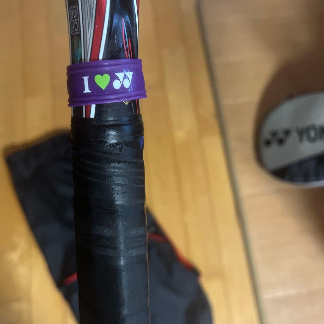 YONEX 軟式テニスラケットバッグ 黒赤