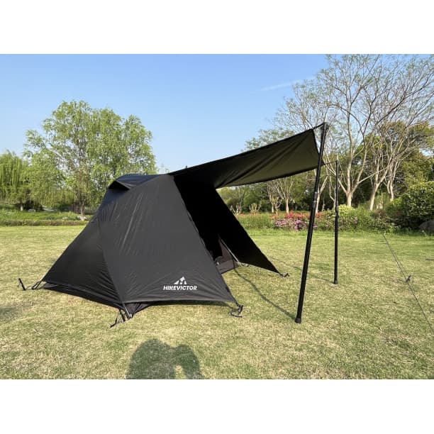 HIKEVICTOR ソロドーム 広々一人用 高品質 2kg 軽量 ブラック