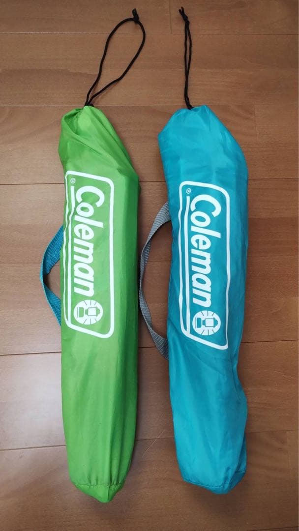 【2脚セット】Coleman コンパクトグランドチェア(SKY & LIME)