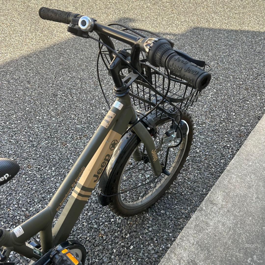 JEEP ジュニア 自転車 20インチ Jeep オリーブ