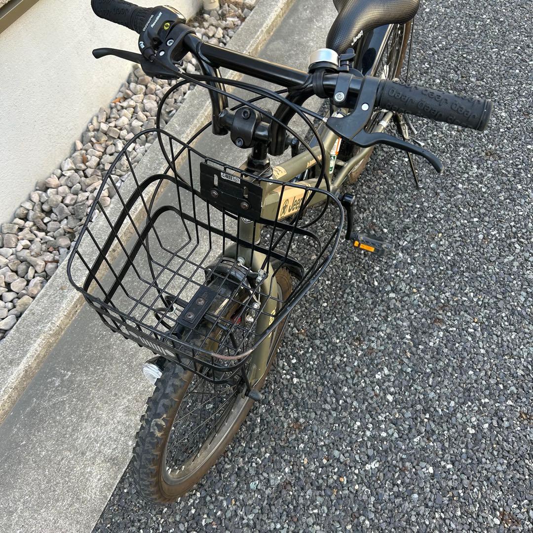 JEEP ジュニア 自転車 20インチ Jeep オリーブ