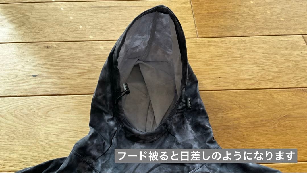 新品未使用　ジャッカル　ハイドライサマーフーディMサイズ　プルオーバーUVカット