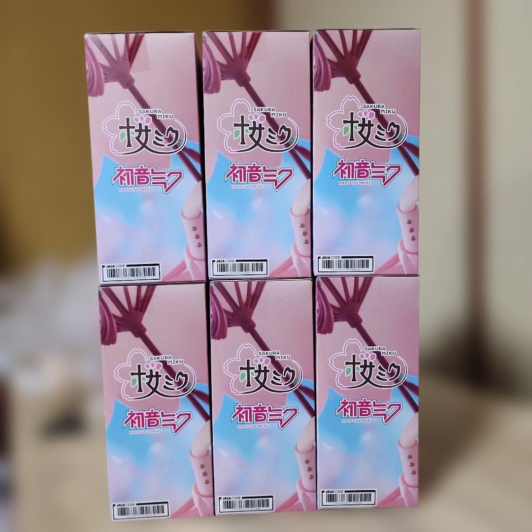 桜ミク AMP+ フィギュア 桜ドレスver. 6個セット