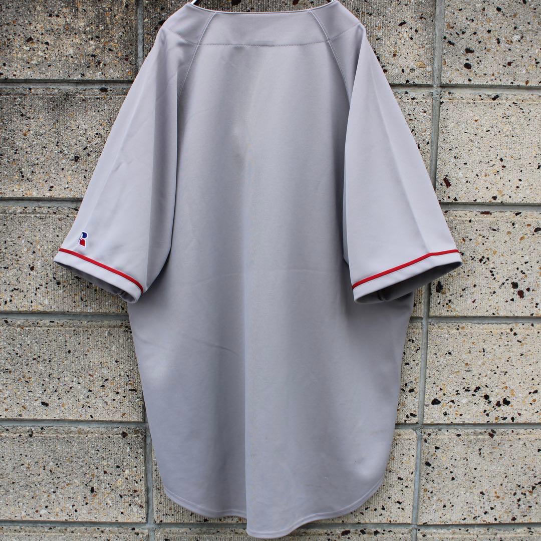 00's MLB ボストン レッドソックス XXL ビジター 古着 ゲームシャツ