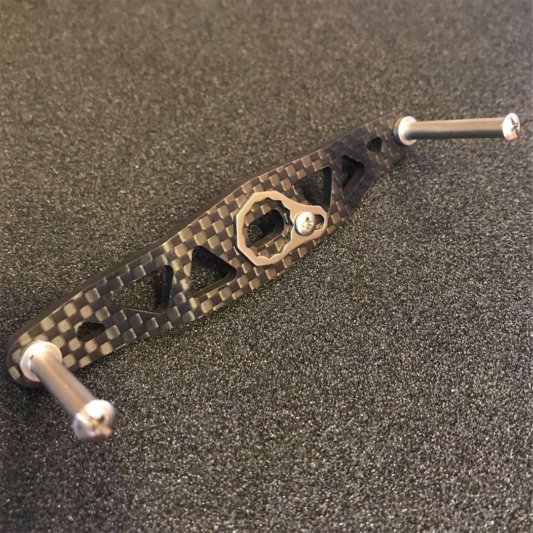値下✴️最高品質✴︎3mm厚90mm✴︎アブ.ダイワ用オフセットハンドルセット