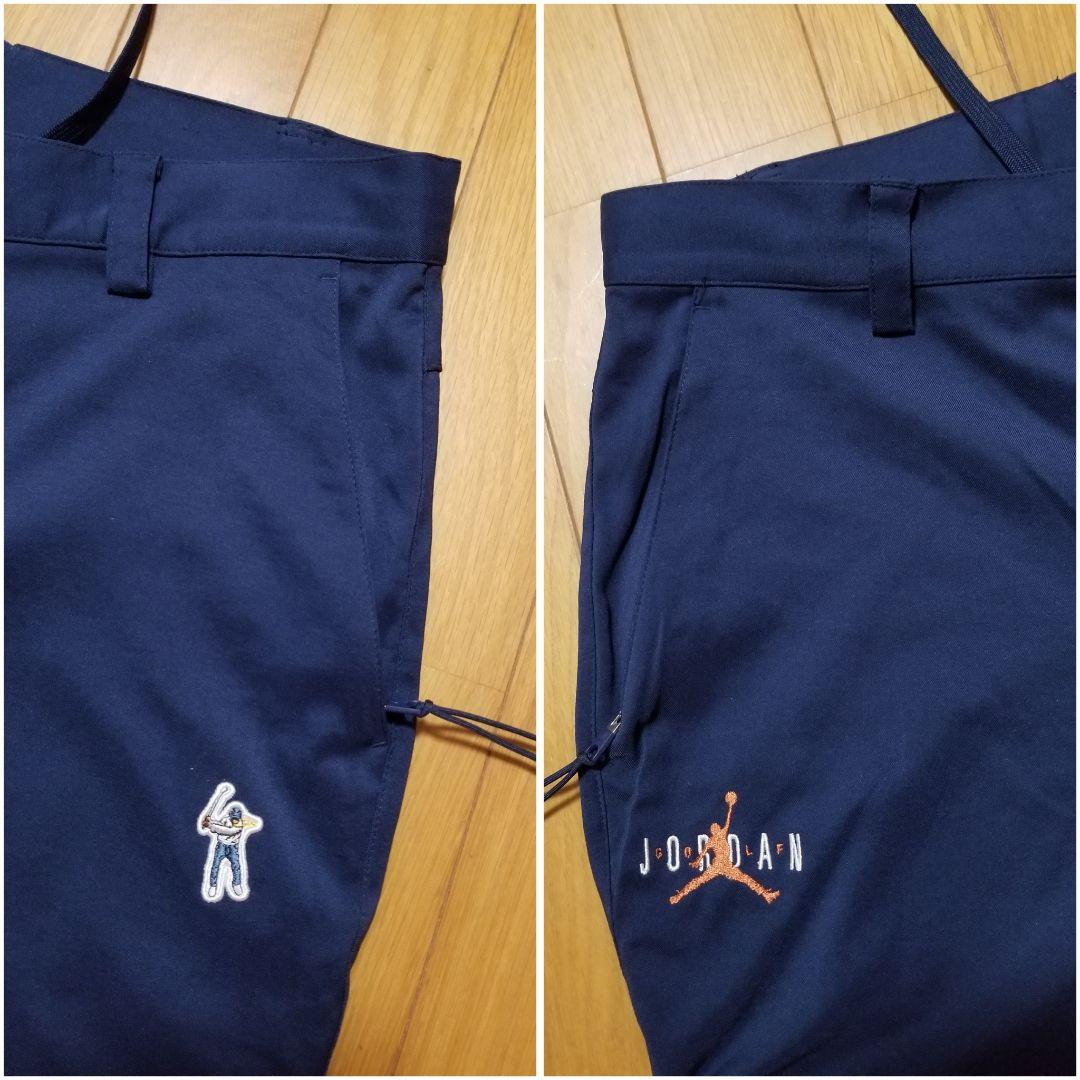 美品Jordan x Eastside Golf ゴルフジョガーパンツ　ネイビー