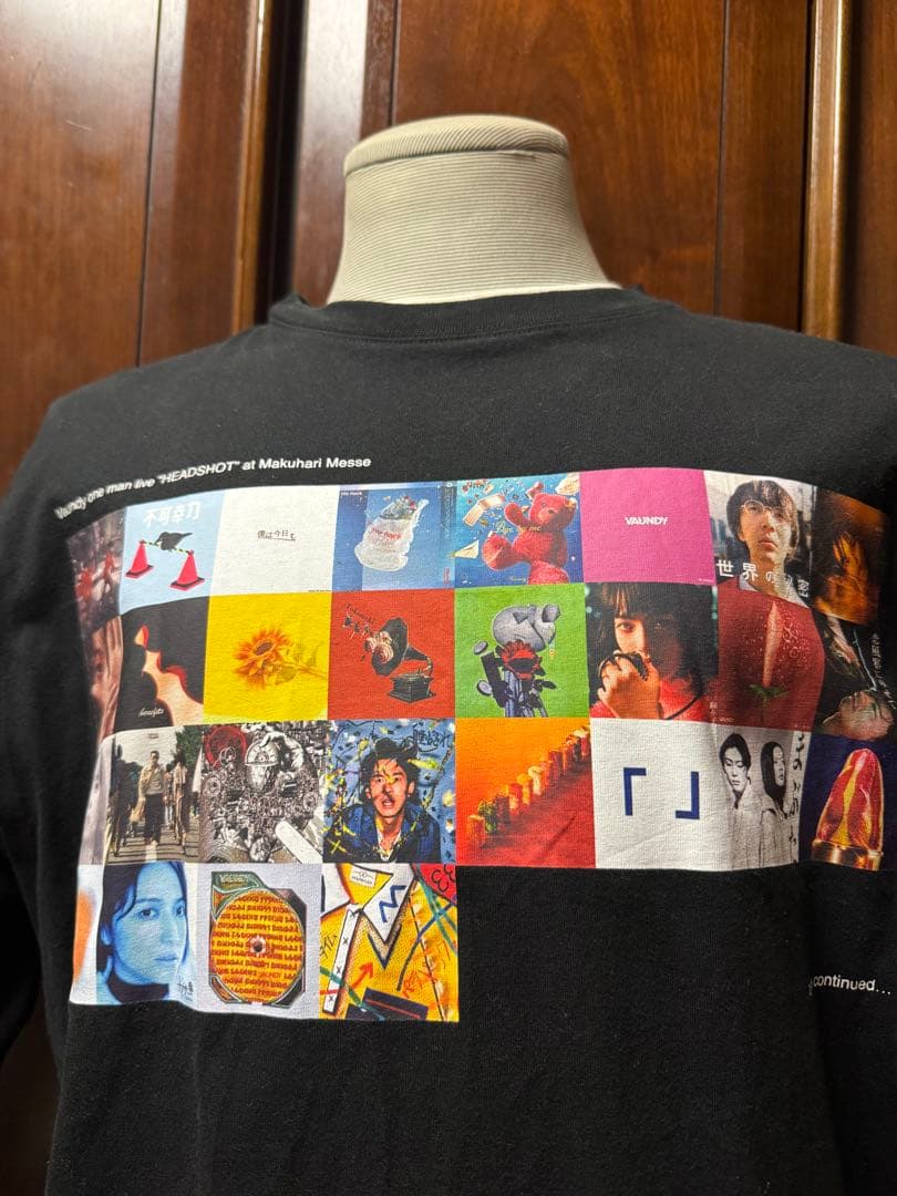 Vaundy 幕張グッズ headshotCover Art Tシャツ XL
