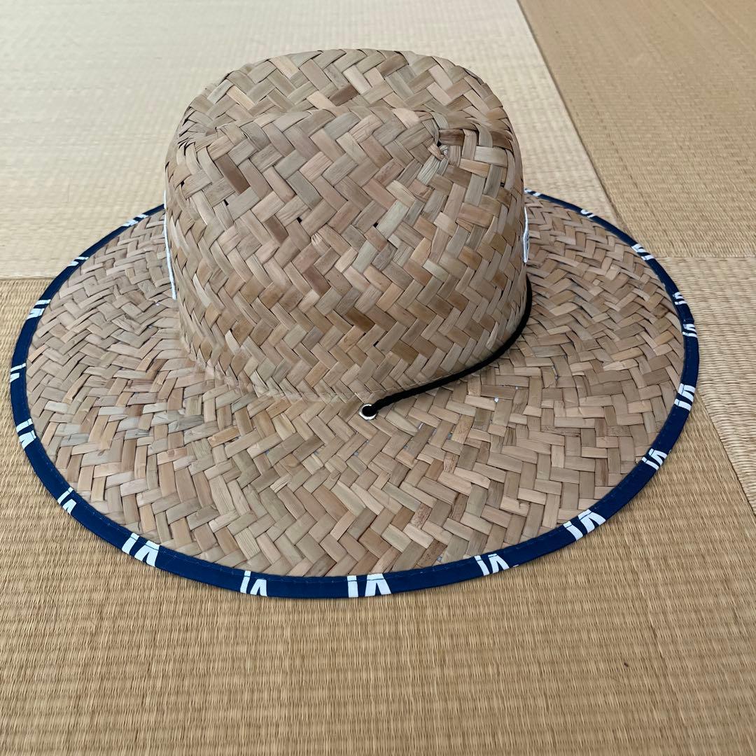 LAロゴ ストローハット フリーサイズ