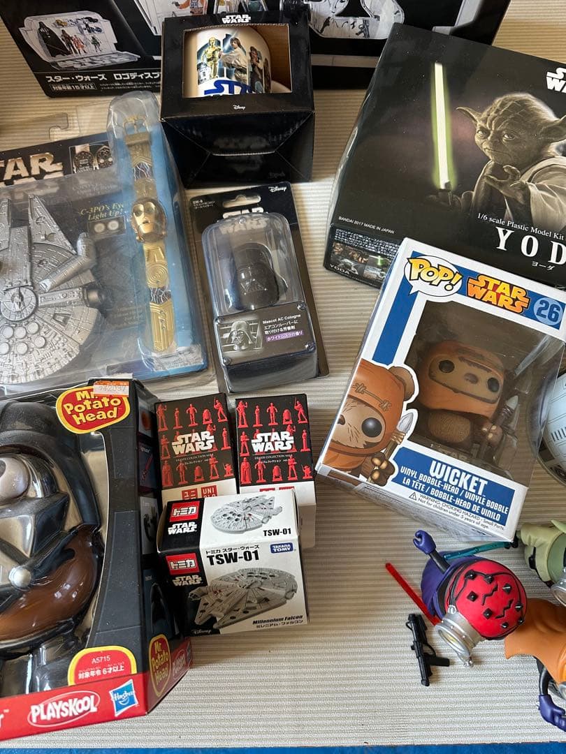 STAR WARS ダース・ベイダー ランプ/アラームクロックなどなどまとめ売り