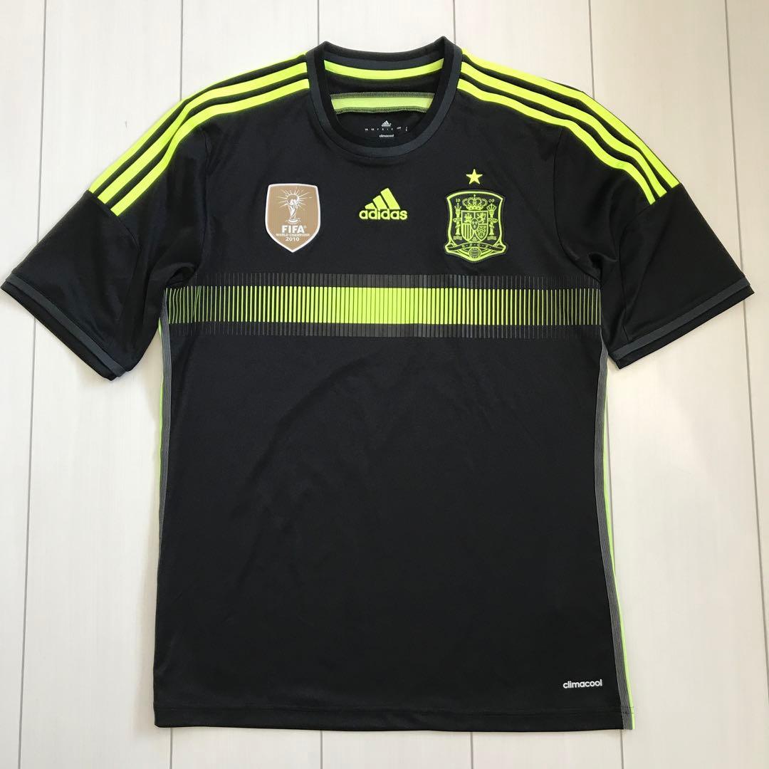 未使用美品！2014 スペイン代表 アウェイ ユニフォーム シャツ サッカー
