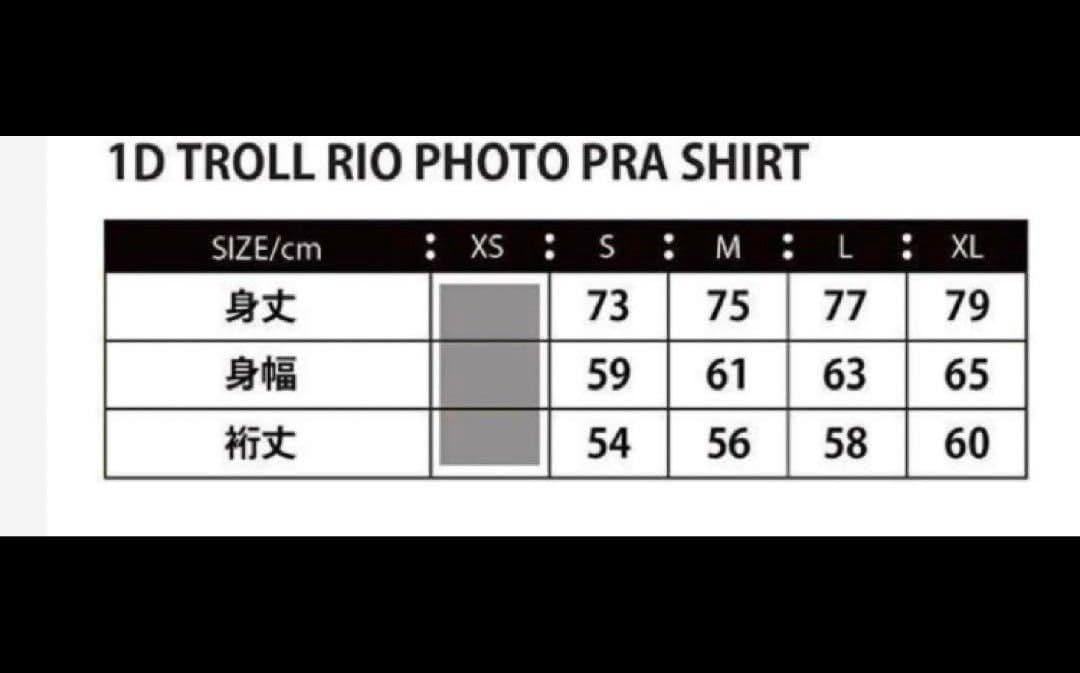 【りょー】 TROLL RIO PHOTO PRASHIRT XL