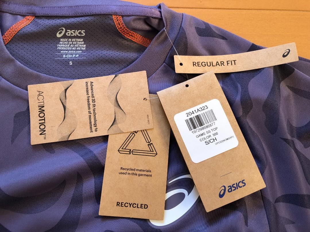 な*川様 ASICS テニス　Tシャツ　グレイッシュパープル Mサイズ