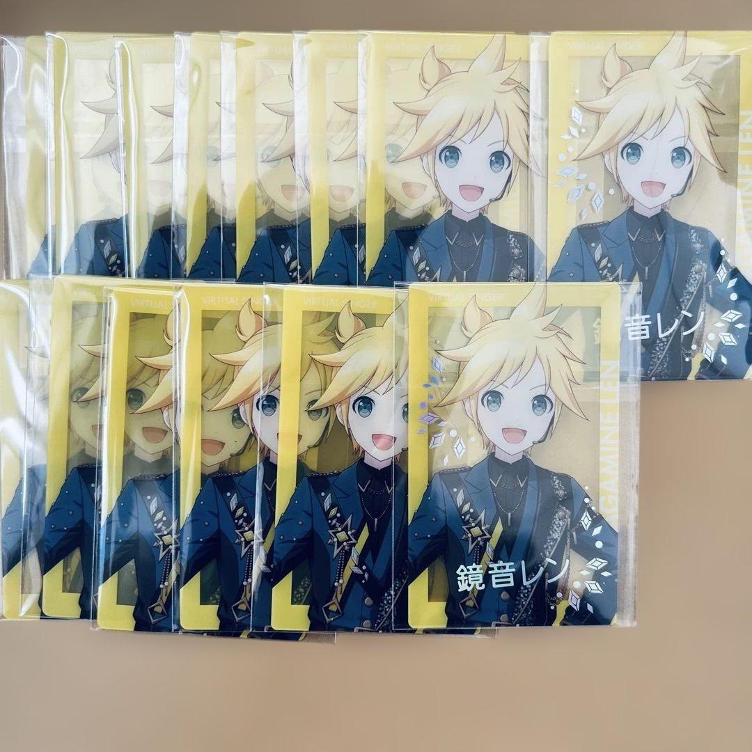 プロセカ あんスタ コラボ 鏡音レン 缶バッジ 色紙 etc