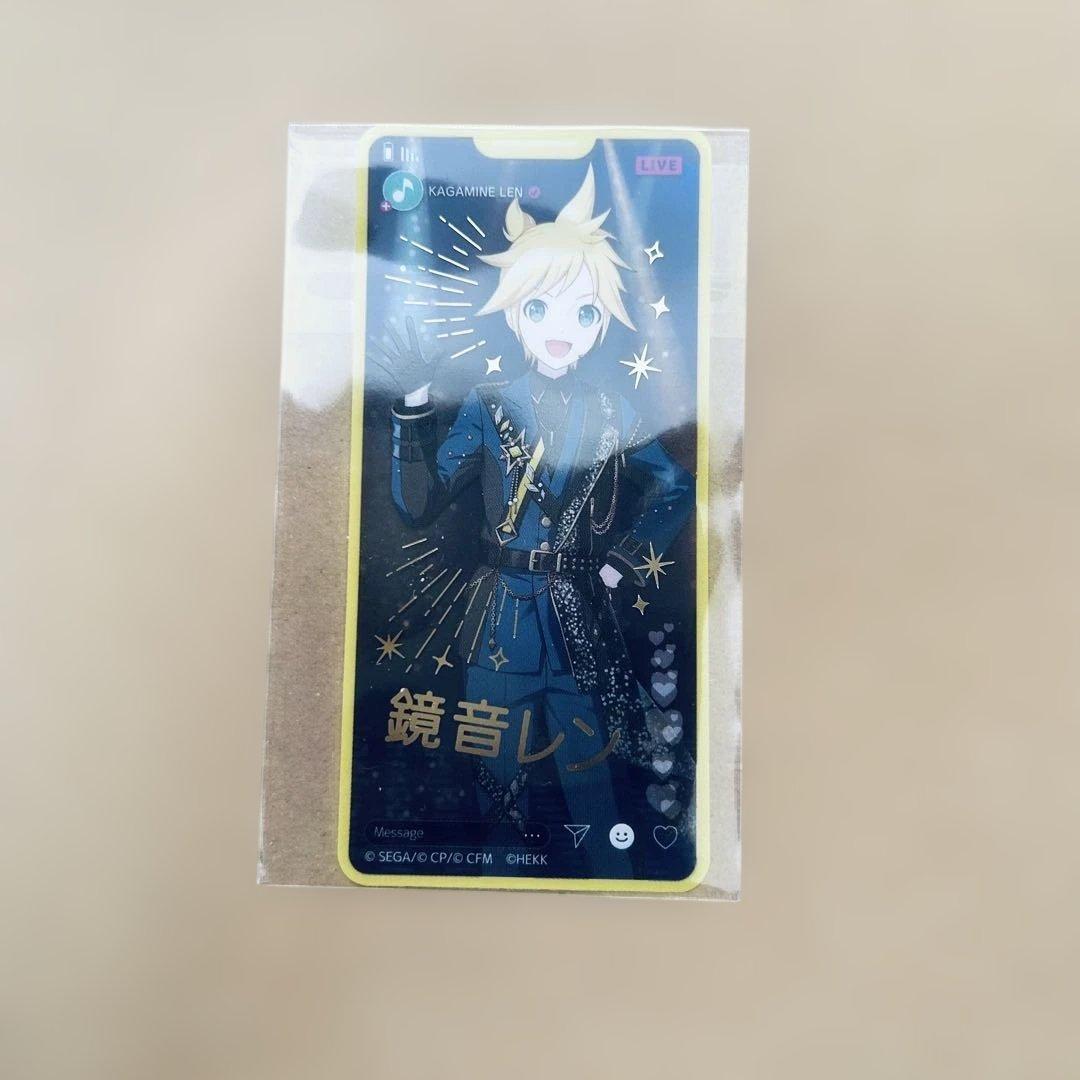 プロセカ あんスタ コラボ 鏡音レン 缶バッジ 色紙 etc