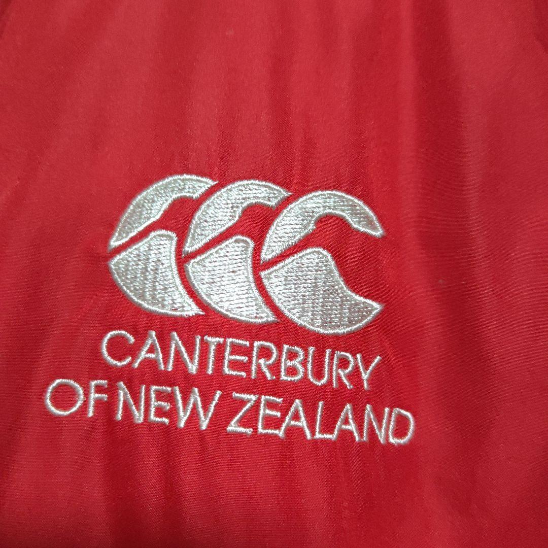 【閲覧数343】【L】Canterbury フード付きレッドジャケット Lサイズ