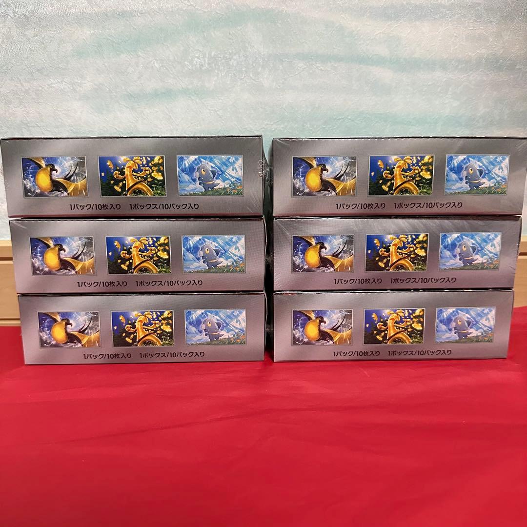 シャイニートレジャーex 6 box シュリンク付き 新品 未開封