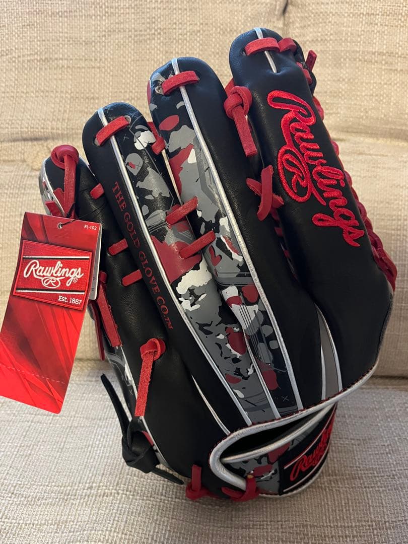 Rawlings 軟式用 12.5 外野手用 グローブ 右投用 GR2HOB88