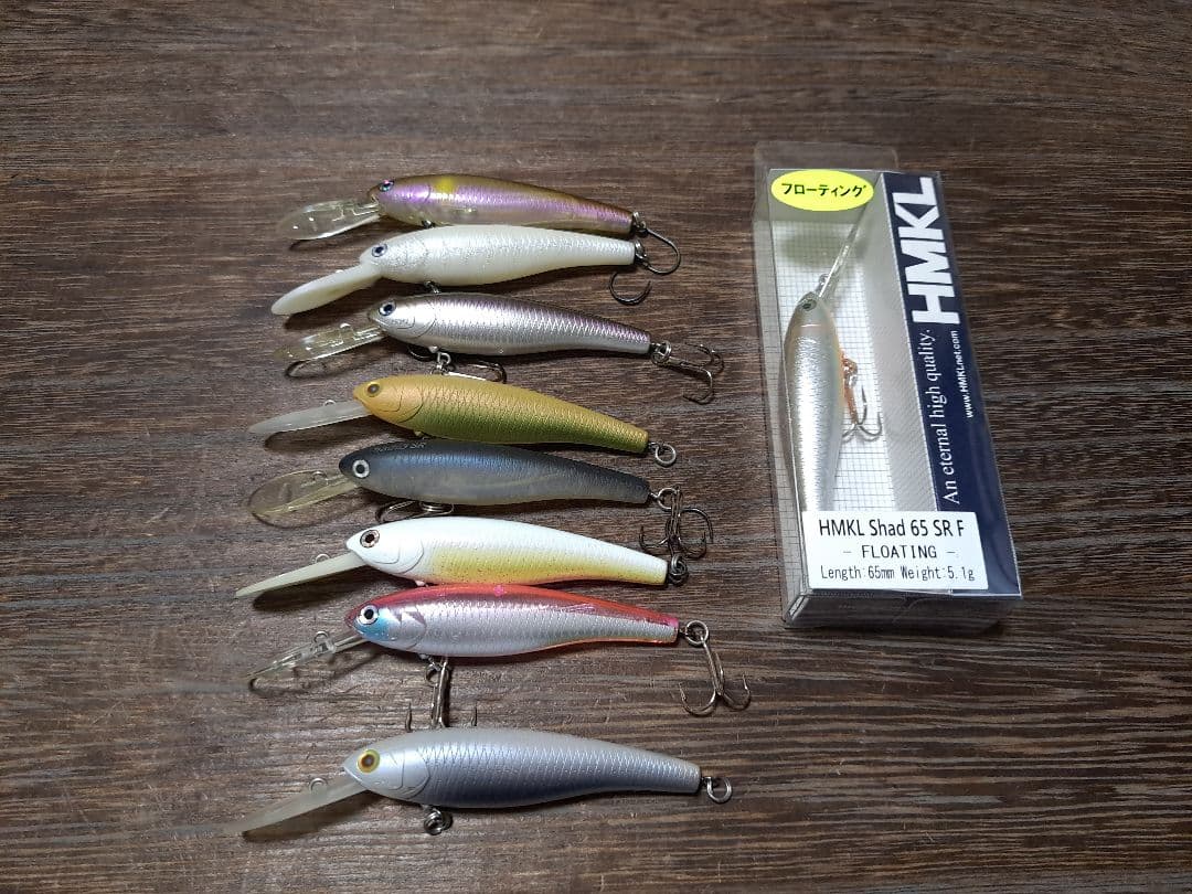 美品　ハンクル　シャッド　9本　SR　hmkl　shad　sr　管釣り　エリア