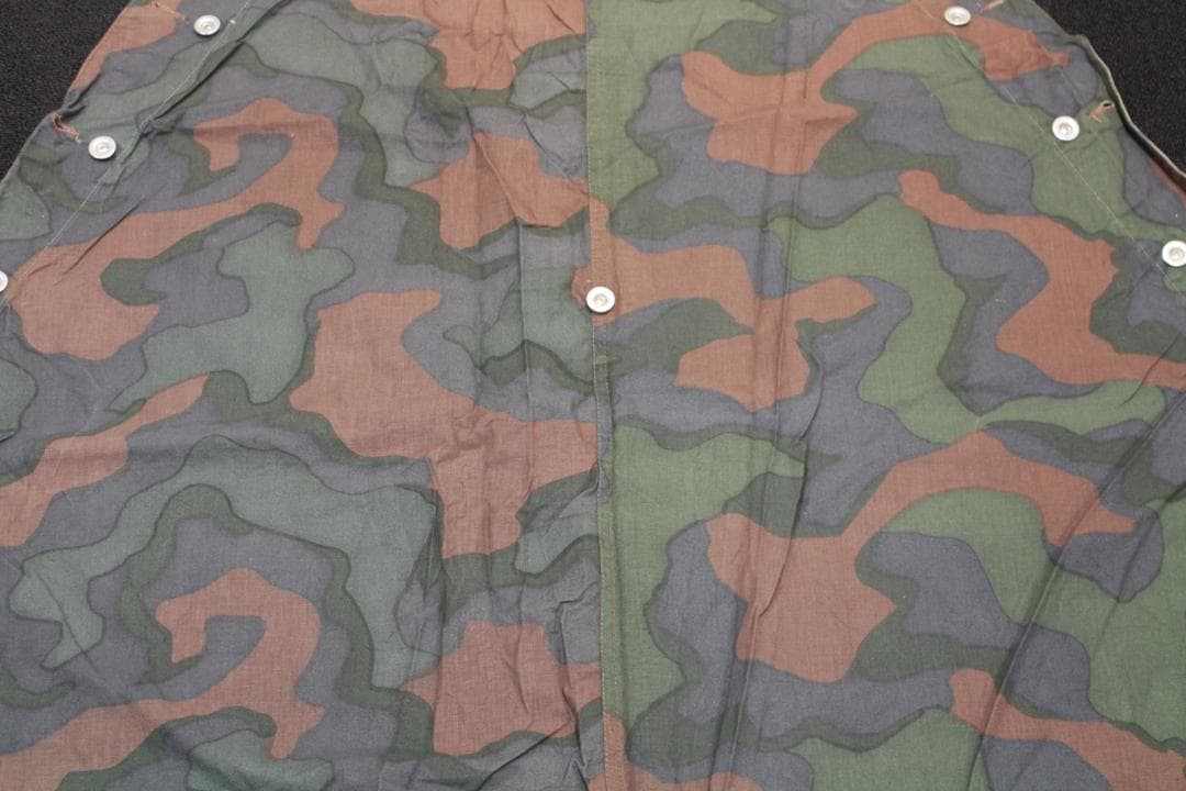 USED ノルウェー軍幕 カモ2 ポンチョテントシート 1枚 ミリタリー