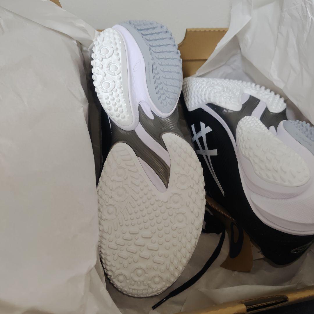 asics COURT FF3 OC新品シューズブラック/ホワイト25.5