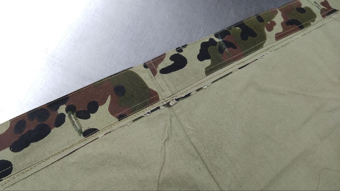 ルーマニア軍 テントシート アメーバカモ ポンチョテント 軍幕